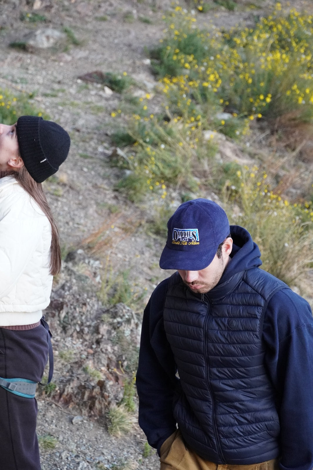 Corduroy Cap - Doubt Kills Action - Navy Blue